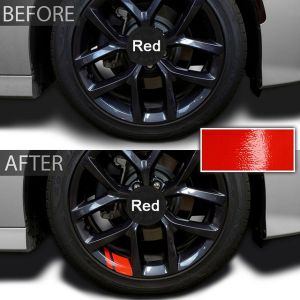 Đề Can Nhãn Dán Xe Ô Tô Phản Quang Vành Bánh Xe Vinyl Nhãn Dán Cảnh Báo Hash Mark Stripe Racing Trục Bánh Xe Cho Cỡ 16 " - 21"