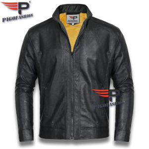 Áo Khoác Da Nam Lót Lông Pigo Fashion Siêu Âm Áp Cfs Ad26 Cool 01 (Đen)