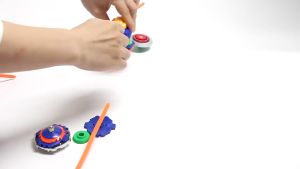 TEQIN IN stock Alloy Battle Gyro Toy With Launcher Spinning Battling Tops Kids Boys Christmas Birthday Gift