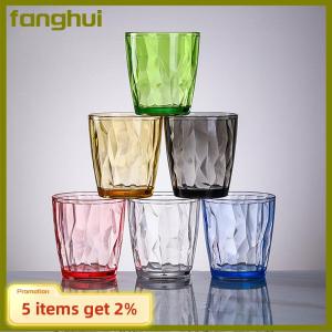 fanghui Acrylic Drinking Glasses Shatterproof Water Tumblers Unbreakable Reusable Beer Champagne Cup Dishwasher Safe For Party