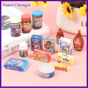 Fanzi Dollhouse Miniature Food 1/6 Supermarket Miniature Pretend Play Toy Accessories