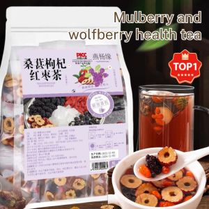 [Mulberry nourishes the kidney] Mulberry and wolfberry health tea Red date tea health tea Recovery Detoxification beauty tea Slimming tea ⚡ 24H delivery 枸杞桑葚茶