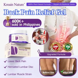 Kreain Nature Knee Pain Relief Gel for relieves Knee Paine to soothing joint massag
