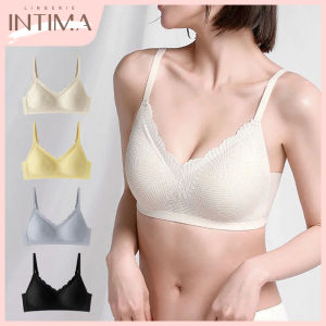 ชุดชั้นในบรายกกระชับหน้าอกไร้ตะเข็บสำหรับผู้หญิงชุดชั้นในลูกไม้บุกบราเซียบราลาเท็กซ์แบบถอดได้ชุดชั้นในใส่สบายเล่นกีฬาหรือสวมใส่ทุกวัน