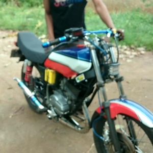 Kenalpot RX King Kolong Cobra Pucuk Biru