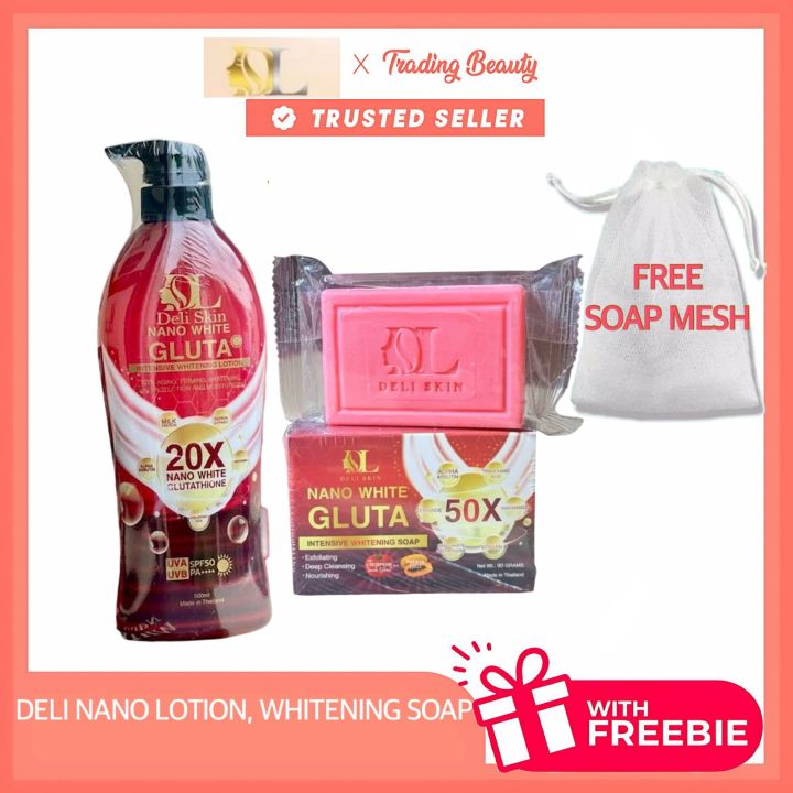 lazada thai glutathione Sasha Loves - Precious Skin Thailand Extra Pure Gluta White Soap Vitamin C Soap Cream Colored Brightening Soap Single Item Glutathione Soap - SORIKO Whitening Lotion 500ML AUTHENTIC