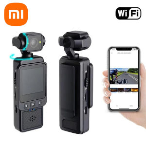Handheld 1080p 180 ° Rotating Mini Portable Anti-shake Camera Wearable Night Vision Wifi Sports Camera Cycling Recorder