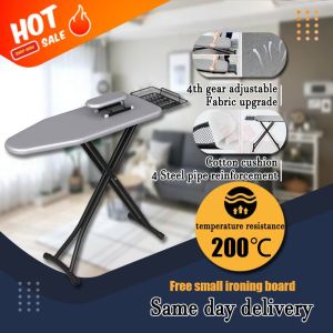 Vertical Ironing board Household folding Ironing iron mat board rack Ironing Clothes Ironing table Ironing bench High-end Professional Ironing Board -(Height adjustable)
