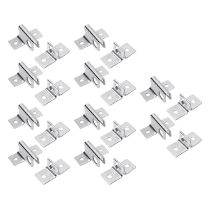 10pcs Wardrobe Security Door Gate Bolt Cold Rolled Steels Door Hasps Latches Thicken Locker Padlock Hasp Easy to Install