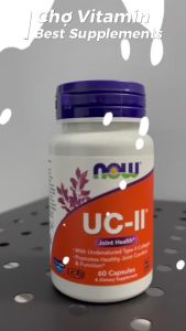 NOW UC-II - Bổ Sung Collagen Type II Hỗ Trợ Xương Khớp - Hỗ trợ sức khỏe khớp và sụn: Collagen Type II giúp duy trì và phục hồi sụn khớp giảm đau nhức và cứng khớp.