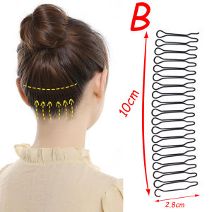 กิ๊บติดผมเด็กผู้หญิงแบบสอดหวีหวานแหวมองไม่เห็นกิ๊ฟติดผมหักเรียบโค้งสำหรับเด็กอุปกรณ์ผมการ์ตูน