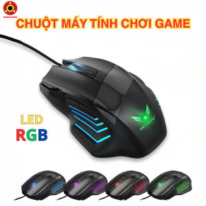 Chuột Chơi Game Có Dây G200 - LED Đổi Màu Tự Động DPI Tùy Chỉnh Dây Dù Chống Rối Bền Đẹp