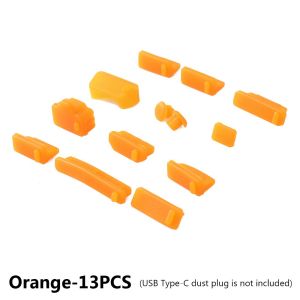 BETTERFORM 16pcs 13pcs Silicone HD Computer Accessories Laptop Anti Dust Plug Stopper USB Type-C Port Dustproof Cover