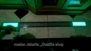 Strobo 3 baris non running text
