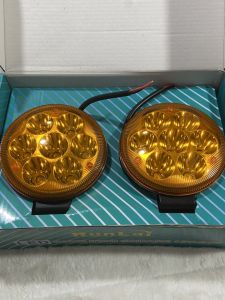 Đèn Led tăng sáng chống nước RUNLAI. Đèn trợ sáng tròn 7 mắt chế ô tô xe tải container máy công trình...(Giá 1 cái)