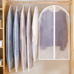 Túi bọc kín quần áo chống bụi chống ẩm mốc treo tủ túi bọc trùm quần áo loại dày có khóa sắp xếp gọn tủ quần áo