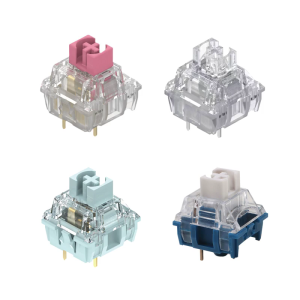 10Pcs TTCs Silence Bluish White V2V3 Switches Tactile Switches for Mechanical Gaming Keyboards Switches 3Pin Switches