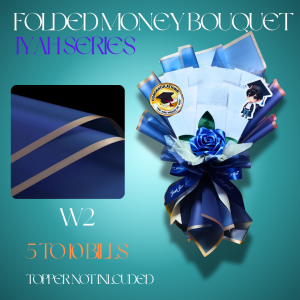Folded Money Bouquet with Graduation topper- best gift idea for graduation
