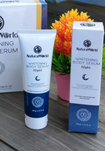 TERLARIS serum pencerah dan pemutih badan Whitening body serum day dan night natura world Serum Kulit White Glow Body Serum Terbaik Aman tanpa Efek Samping bpom asli