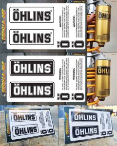 สติ๊กเกอร์ OHLINS โอลิน ติดกระบอกโช๊คหลังแก๊ส เกรดพรีเมี่ยม / Sticker shock absorber Ohlins สติ๊กเกอร์โช๊ค Ohlins - Lazada