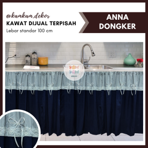GORDEN KOLONG DAPUR PITA / HORDENG KOLONG DAPUR PASTEL / TIRAI DAPUR KOLONG MINIMALIS