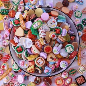 [COD] Springhooe 10ชิ้นบ้านตุ๊กตาอาหารขนาดเล็กของเล่นตกแต่งห้องครัวอุปกรณ์เสริมสำหรับเด็กเล่นตุ๊กตา