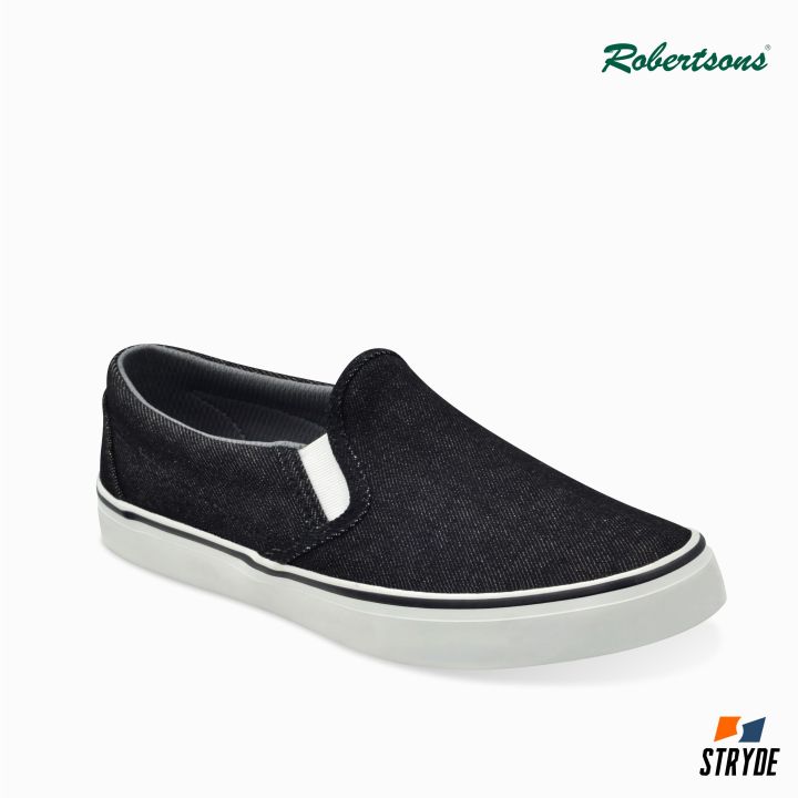 Robertsons Slip-On Shoes Conall Denim Black | Lazada PH