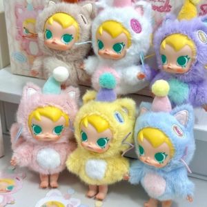 MEMGOUO Pocket Friends Series Baby Molly Blind Box POPMART Decorative Anime Figure Cute Doll Keychain Gifts