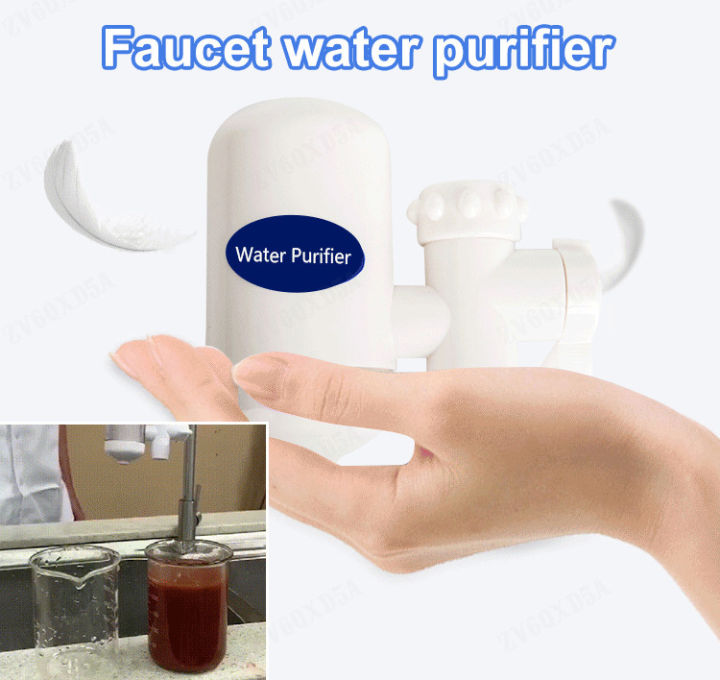 Faucet Water Purifier Kitchen Water Filter Rust Bacteria Removal ...