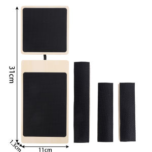 Wooden Ankle Balance Trainer Single Leg Foot Exerciser Strengthener Pilates Fitness Training Board Plantar Fasciitis Pain Relief Trainer