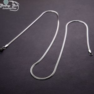 Kalung Titanium Emas Pria Dan Wanita Model Terbaru ANTI KARAT DAN LUNTUR Perhiasan Pria Dan Wanita Rantai Pipih Gepeng - BINTANG BARU ACC