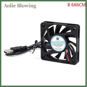 Aolie DC 5V USB Brushless Sleeve Bearing Fen Computer PC Silent Cooler Cooling Fan Lot