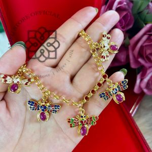 💥สร้อยข้อมือทับทิม น้องผึ้งจอมพลัง เสริมโชคลาภ อัญมณีเครื่องประดับของแท้ สินค้ามีใบรับประกันดูแลตลอดการใช้งาน BIG SALE