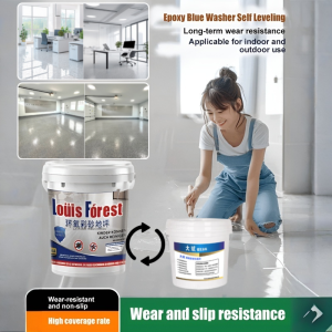 Upgrade Epoxy Coloured Sand Floor Paint Waterproof Wear-resistant Cement Floor Coating Non-Slip Indoor And Outdoor Use