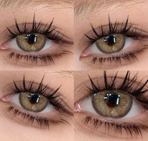 Eyeshare MYAKHIE 1 Pair Color Contact Lenses 14.2mm BROWN Color Contact Lens Big Eyes 14.2MM