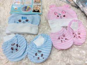 Sét mũbao taybao chân nón cực dễ thương cho bé