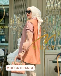 Nuria shirt by Mdly Baju Kemeja Lengan Panjang Atasan Wanita