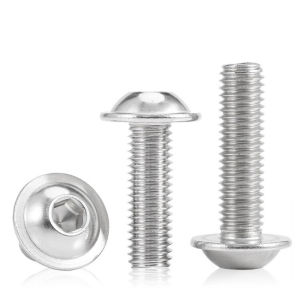 M2 M2.5 304 A2-70 Stainless Steel Hexagon Socket Button Head Screws With Collar Bolt
