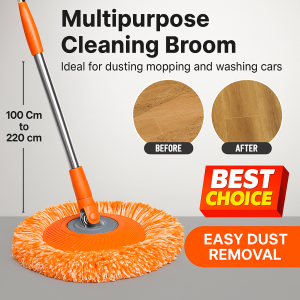 Cleaning Mop Car Wash Mopping Tools Dry Mop Hangable Storage Wide Range of Application Scenarios