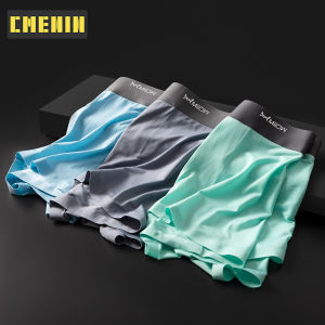 CMENIN 3Pcs Men Soft Boxers Comfort Breathable Underwear Low Waist Innerwear Panties Bxoers Shorts Underpants For Men M1151