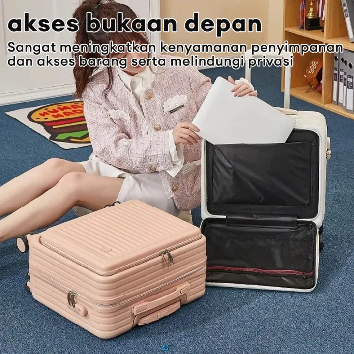 BoldEdge%20Koper%20Kabin%2018%20Inch%20Travel%20Koper%20Pilot%20ABS%20PVC%20Bahan%20Koper%20Premium%20Ringan%20Dan%20Multi%20Fungsi%20Koper%20-%20Image%203