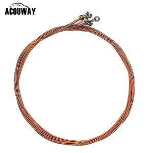 Acouway Acoustic Guitar Brass String Folk Steel Strings Set Phosphor Bronze Musical Instrument Accessories 6PCS
