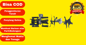 2 Tipe Cakar Baja Tiller Head Mini Rotary Penggembur Tanah Penyiang Gulma Power Weeder Cultivator Mesin Potong Rumput