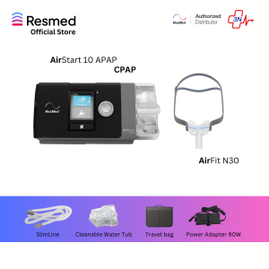 CPAP AirStart 10 APAP APAP C (37365) ครบชุด พร้อมหน้ากาก 2 ชุด