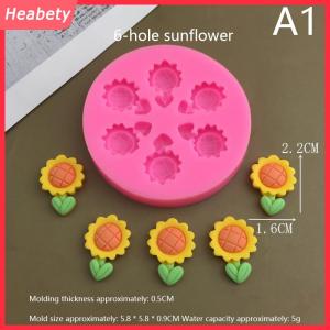 Heabety Dễ thương phim hoạt hình hoa Bow Bee fondant Silicone khuôn DIY cupcake fondant bánh trang trí sô cô la kẹo nướng khuôn