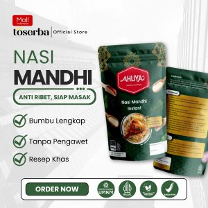Nasi Mandhi Instan Timur Tengah Paket Lengkap Bumbu Rempah & Beras Basmati Premium