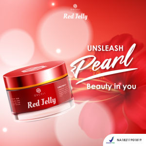 Red jelly glowing asli ori BPOM - Red jelly super glowing Cream Gel whitening Glow merah