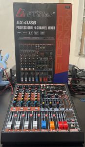 FT Star New EX-4USB 4 Channel Mixer with USB Input and BT Function DSP Professionla Mixer
