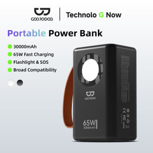 Sạc Dự Phòng 50000mAh GOOJODOQ Sạc Nhanh 65W4 Cổng (2 Type-C + 2 USB-A)Đèn Pin SOSBảo Vệ Đa Chiều