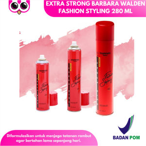 Extra Strong Barbara Walden Fashion Styling 280 Ml Hair Spray Perawatan Rambut
